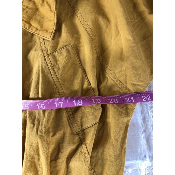 Paradised Valentina Romper Cotton Long Sleeve Button Front Blouson Yellow XL - Picture 10 of 14